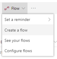 Create a Flow action