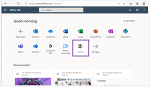 Office 365 Admin Center