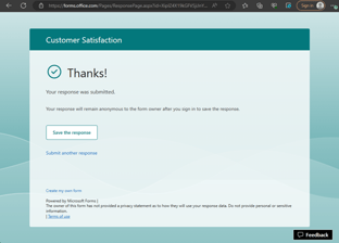 Using Microsoft Forms for Anonymous Surveys