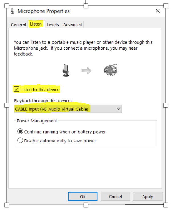 How to play System Audio through a Microsoft Teams Live Event