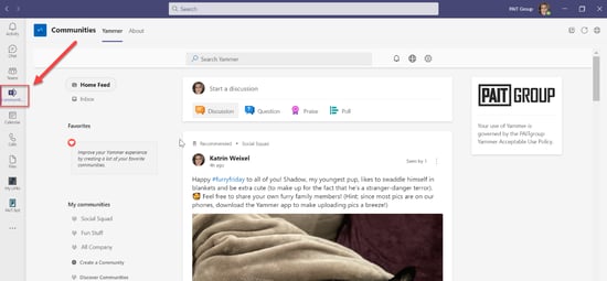 Yammer and Microsoft Teams exist together